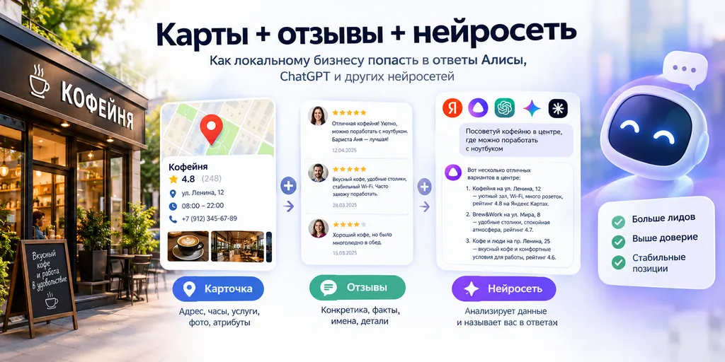 Продвижение локального бизнеса в нейросетях
